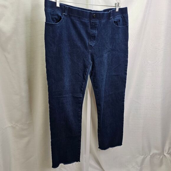 Betabrand Raw Hem Straight Leg Jean Size 2XL - Picture 9 of 9